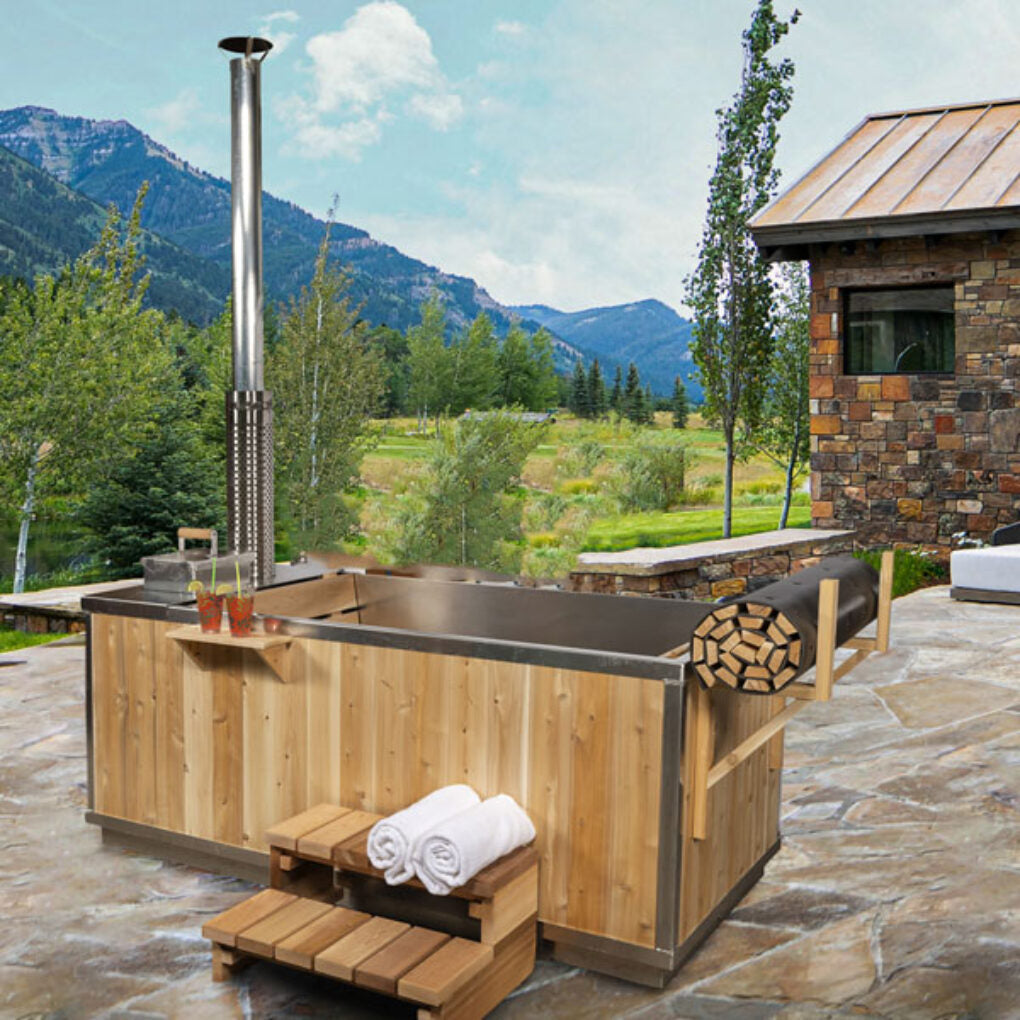 The Starlight Wood Burning Hottub by Leisurecraft